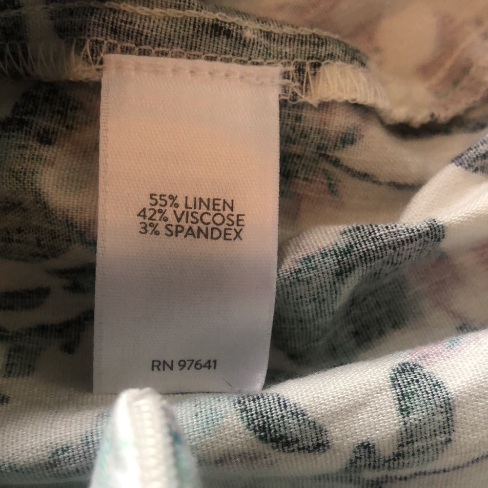 J Jill| Cropped pant| Women’s|. Size L petite| Linen cotton blend, Vacation cool - Picture 6 of 15